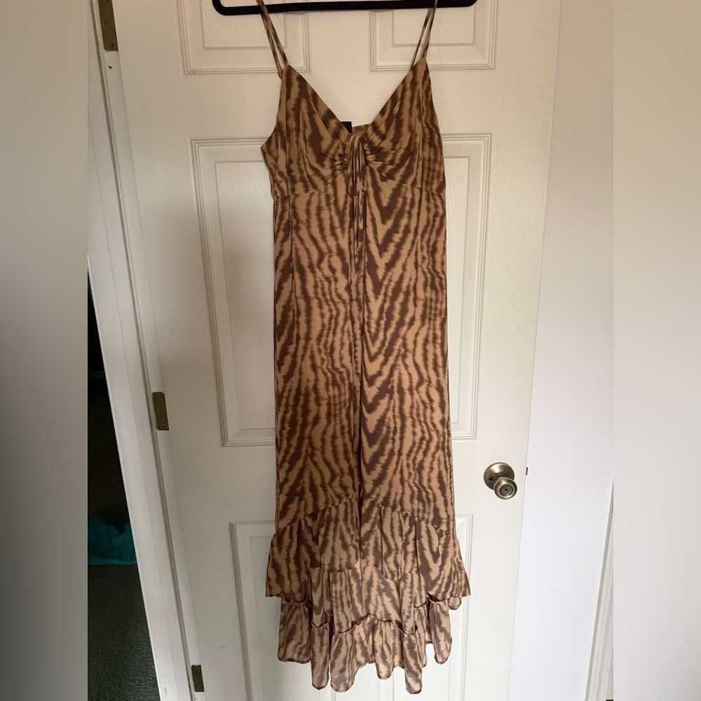 Wild Fable Animal Patterned Midi Dress